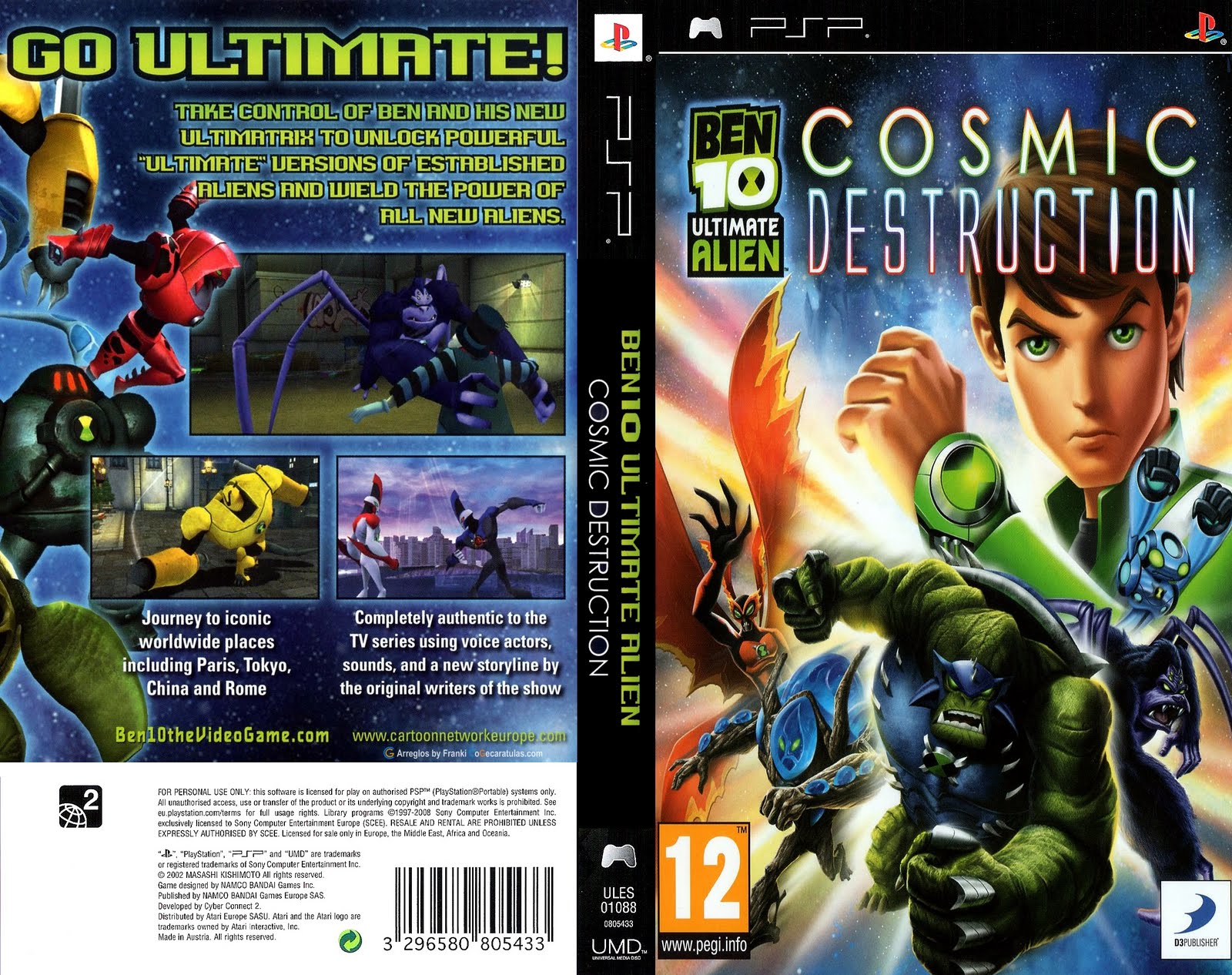 Ben 10 – Ultimate Alien – Cosmic Destruction (USA) PSP ISO