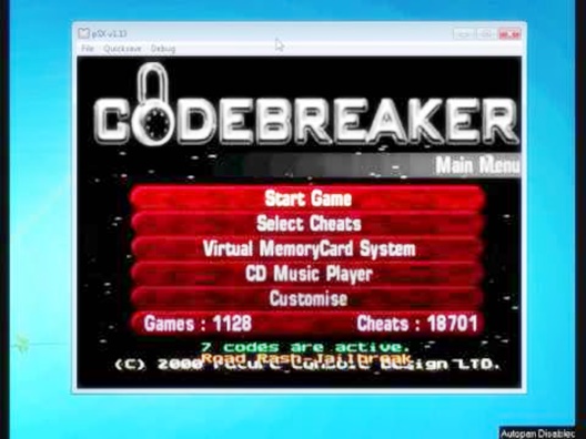 Code Breaker Version 3 [U] (Unl) PSX PS1 ISO