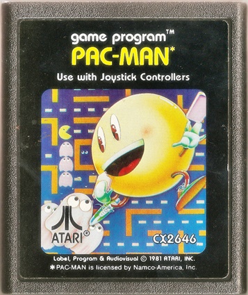 Pac-Man (1982) (Atari, Tod Frye – Sears) (CX2646 – 49-75185) Atari 2600 ROM
