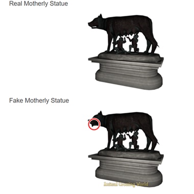 Motherly Statue Real vs Fake