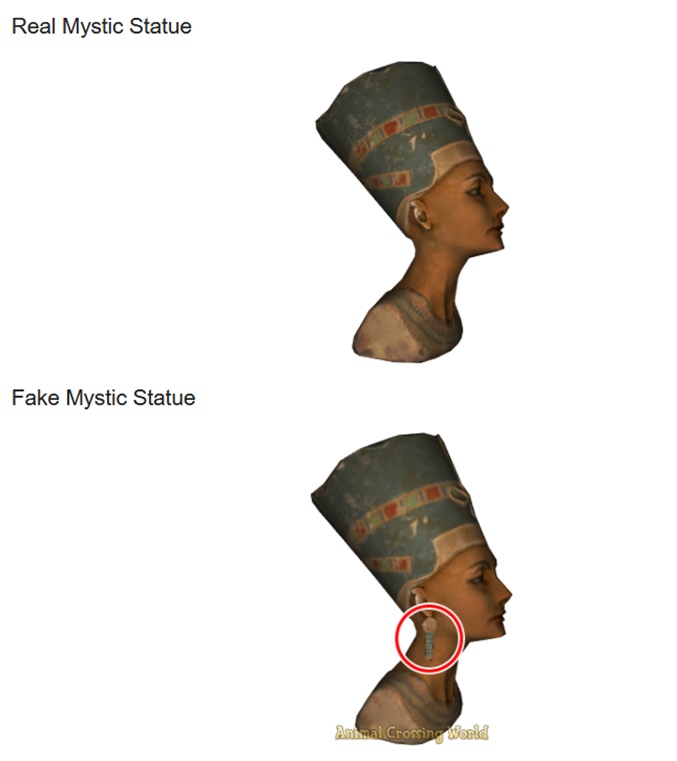 Mystic Statue  Real vs Fake
