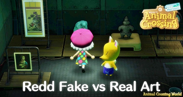 Animal Crossing Redd’s Paintings And Statues: Real vs Fake Redd Art Guide