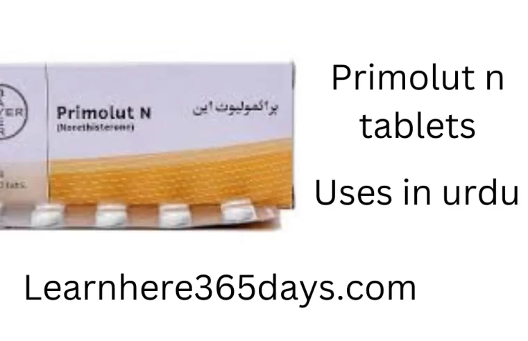 Primolut N Tablet Uses In Urdu